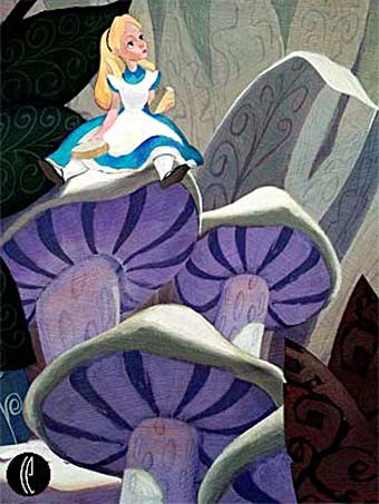 alice in wonderland caterpillar cartoon. from Alice In Wonderland.